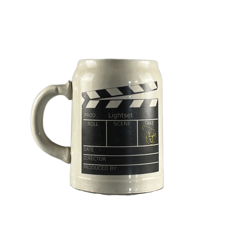 Caneca bege com claquete lightset - 491153