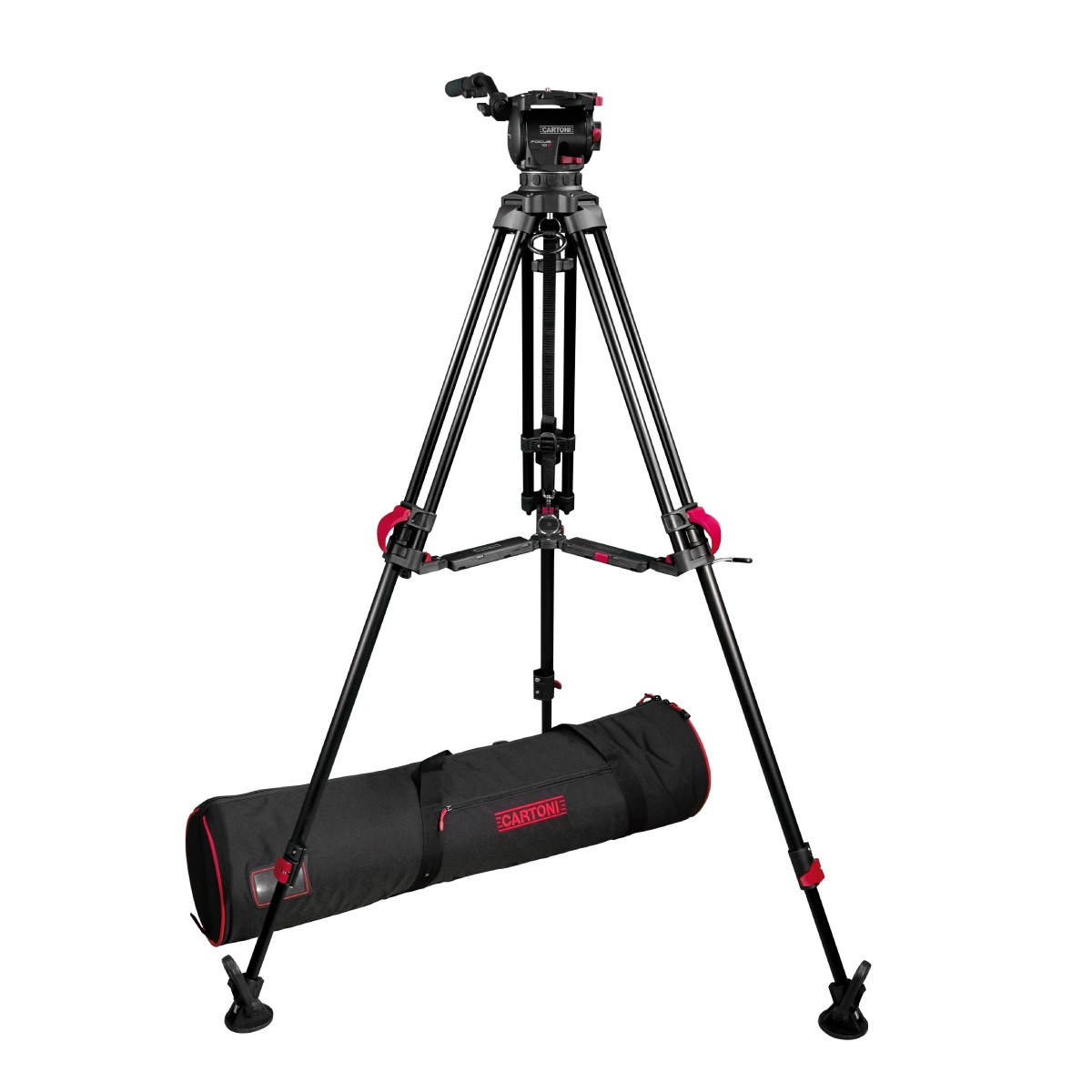 Cartoni Focus 10 Red Lock System MS 2 Stage - 100mm