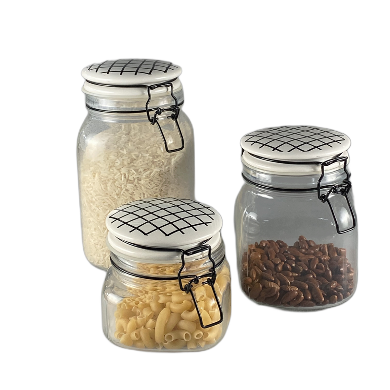 Conjunto frascos armazenamento - 386006