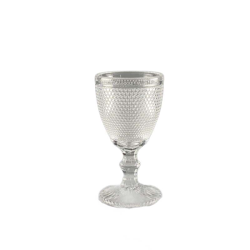 Copo de pe alto com bolinhas - 645054