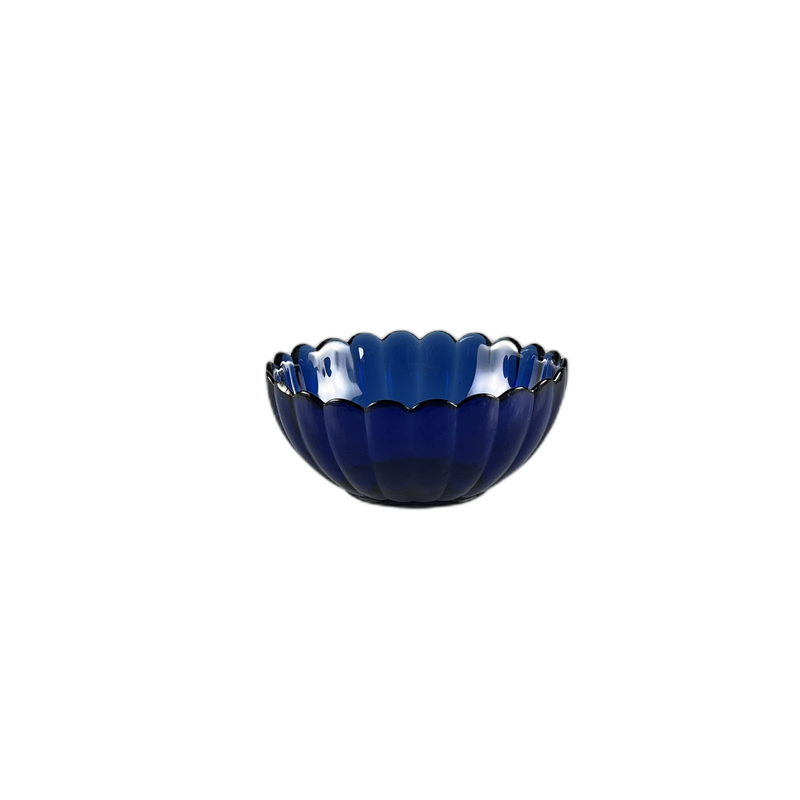 Taça sobremesa azul ondas - 512447